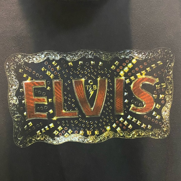 Elvis Graceland Zip-up Hooded Sweatshirt SZ L. Unisex. - Picture 3 of 5